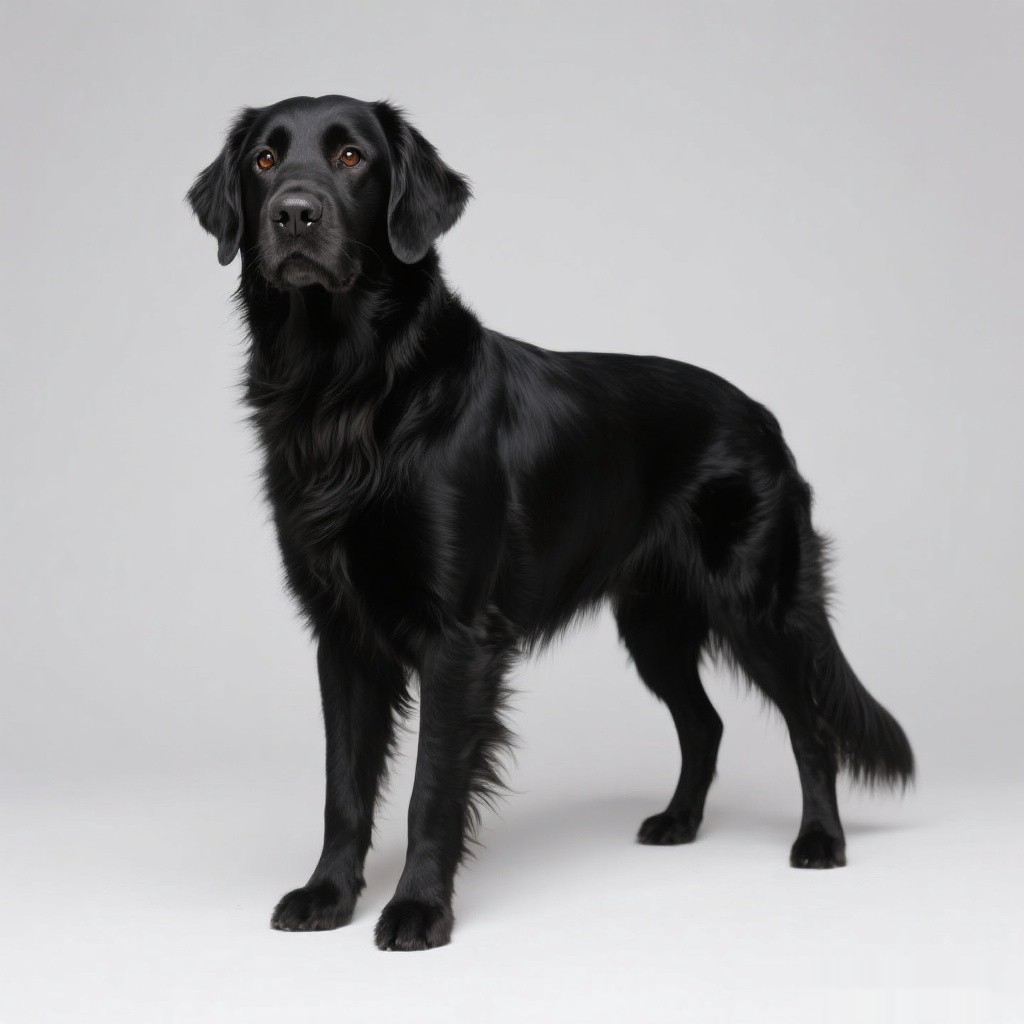 平毛寻回猎犬 标准外观