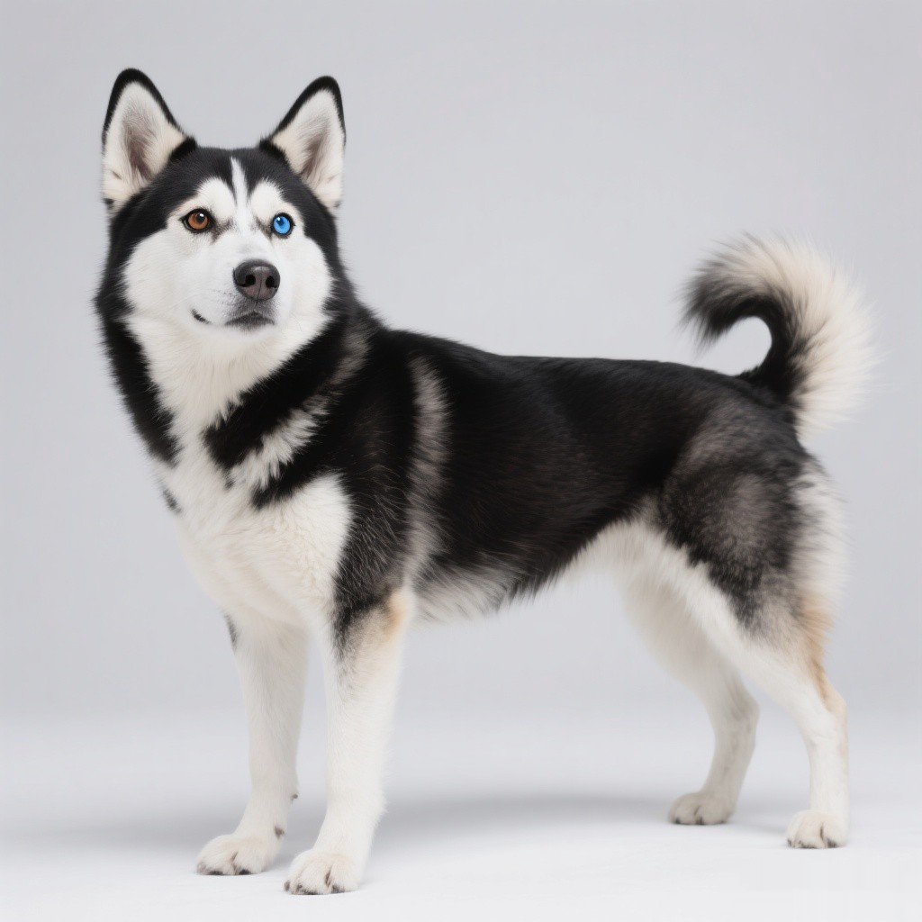 西伯利亚哈士奇犬 标准外观
